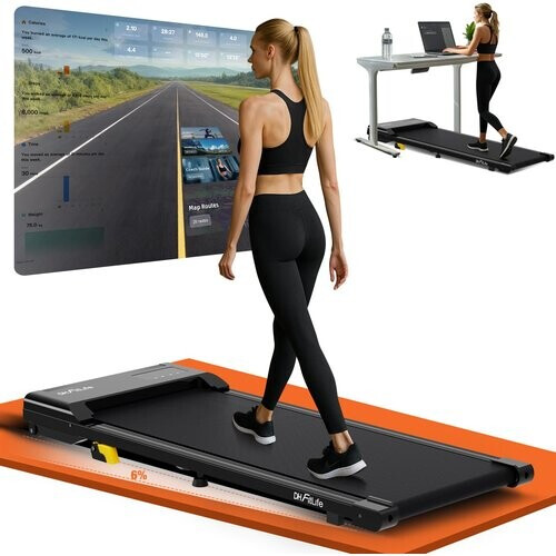 Tweedekans DH FitLife Walking Pad - 2026 - 1-6 km/h - 0-6% Hellingshoek - Appbediening
