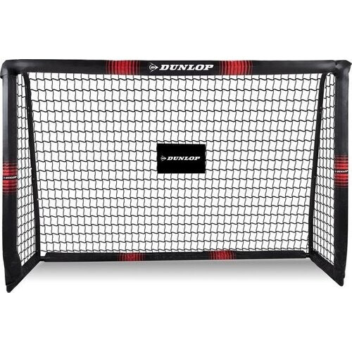 Tweedekans Dunlop Voetbaldoel - Voetbal Goal 180 x 120 x 60 cm - Voetbalgoal Groot - Buitenspeelgoed voor Kinderen en Volwassenen - Snelle Montage - Voetbal Training Doel - Metaal - Zwart/ Rood Tweedehands