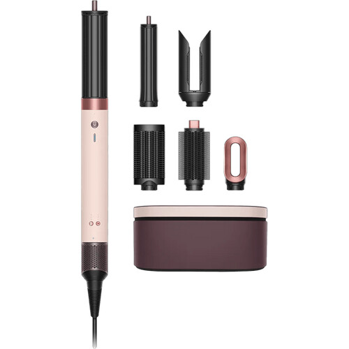 Tweedekans Dyson Airwrap Co-anda 2x Straight + Wavy Ceramic Pink Tweedehands