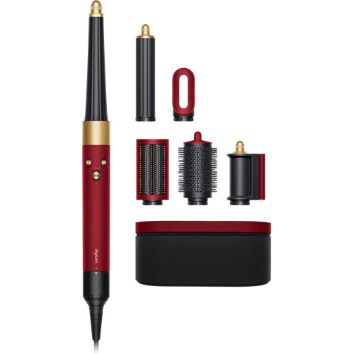 Tweedekans Dyson Airwrap i.d. Straight + Wavy Red Velvet/Goud Tweedehands