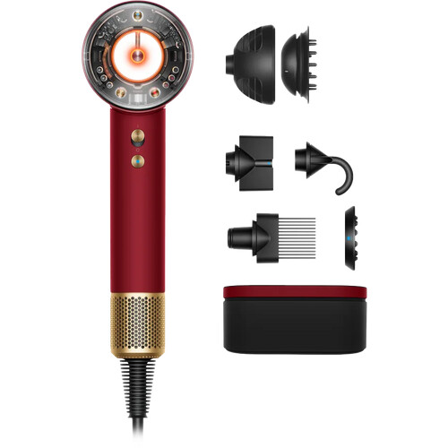 Tweedekans Dyson Supersonic Nural Red Velvet/Goud Tweedehands