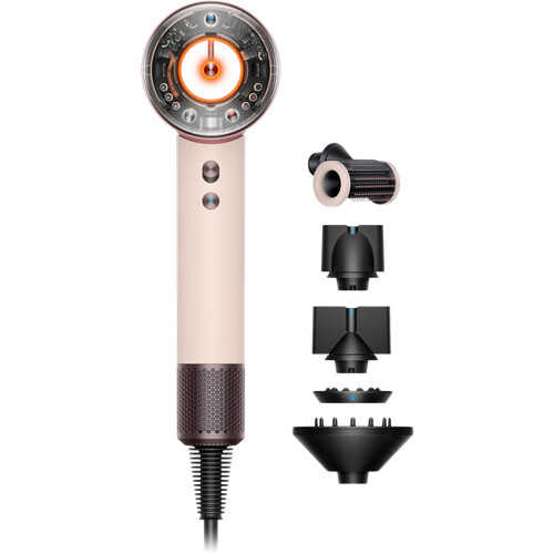 Tweedekans Dyson Supersonic Nural Straight + Wavy Ceramic Pink Tweedehands