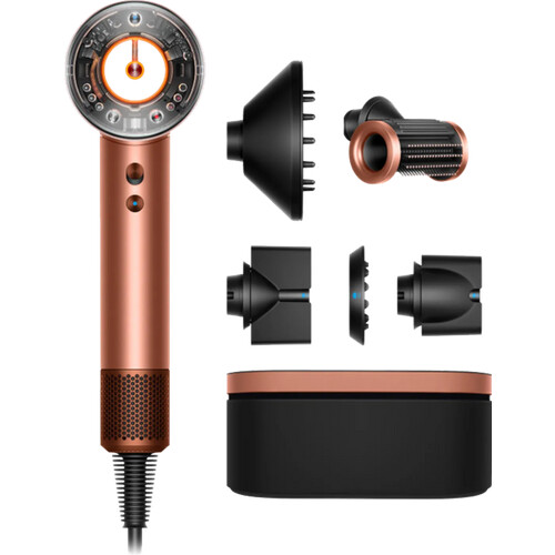 Tweedekans Dyson Supersonic Nural Straight + Wavy Limited Edition Amber Silk Tweedehands
