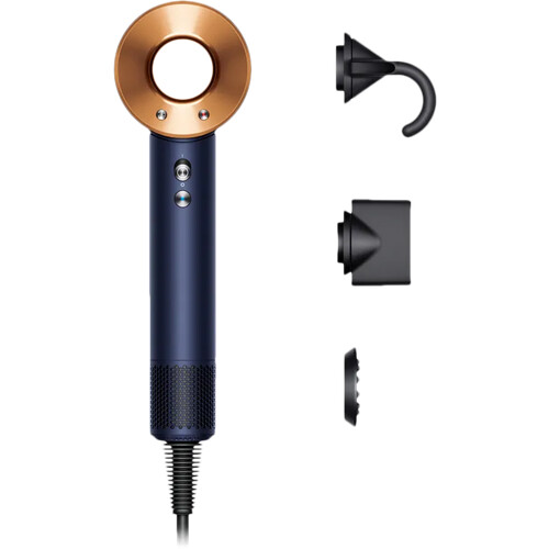 Tweedekans Dyson Supersonic Straight + Wavy Prussian Blue Tweedehands