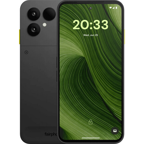 Tweedekans Fairphone 6 256GB Zwart 5G Tweedehands