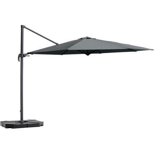 Tweedekans Feel Furniture - Luxe Parasol - Roma 4 x 4 Meter Octagon - Donkergrijs Tweedehands