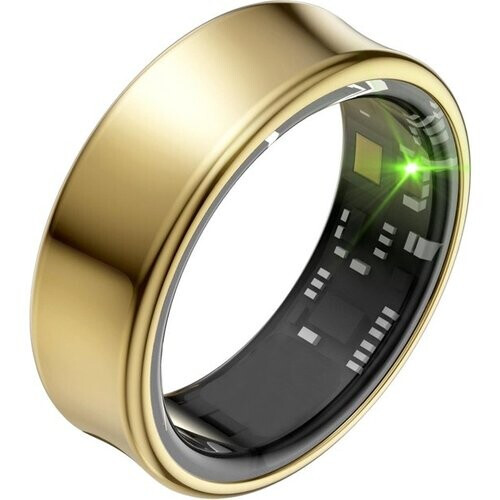 Tweedekans Focus® S2 Smart Ring - Goud - Maat 6 - AI Coach - Hartslag - Menstruatiecyclus - Slaap Monitor - Herstelscore - Slimme Ring - Sport Prestatie - Stappenteller -IP68 Waterdicht - O2 Meting - Dames - Heren - Wearables - Oplaad Case - beschermring Tweedehands