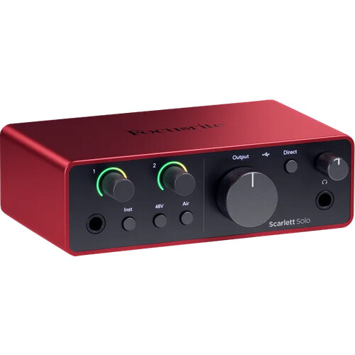 Tweedekans Focusrite Scarlett4-Solo Tweedehands