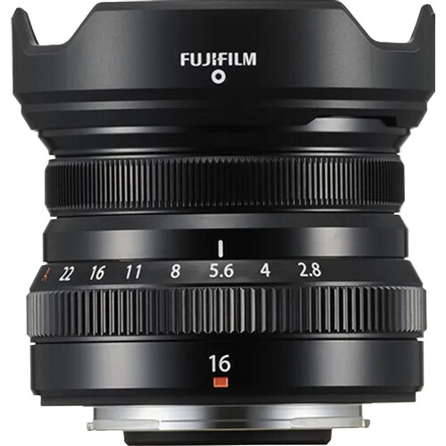 Tweedekans Fujifilm XF 16mm f/2.8 R Zwart Tweedehands