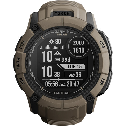 Tweedekans Garmin Instinct 2X Solar Tactical Edition Bruin Tweedehands
