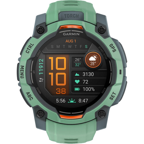Tweedekans Garmin Instinct 3 45mm Groen Tweedehands
