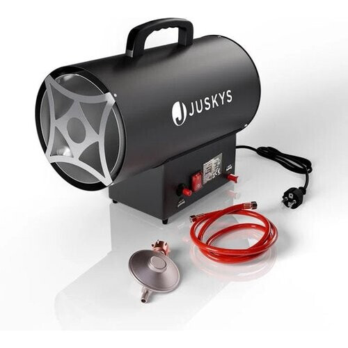 Tweedekans Gaskachelventilator / Mobiele Gaskachel - 30kW - Zwart