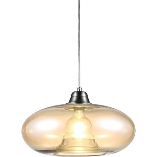 Tweedekans Globo - hanglamp - LILLE - amberkleurig - glas - Ø 40cm - E27 - 30040123 Tweedehands