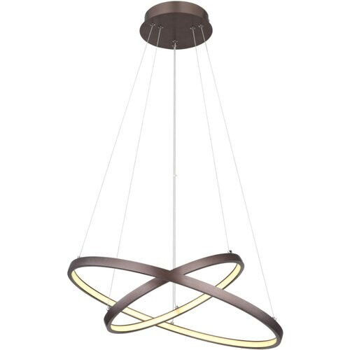 Tweedekans Globo Ralph Hanglamp 42W LED – Bruin/Wit – 2 Lichtpunten – 120 cm Tweedehands