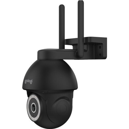 Tweedekans Gologi Superior Outdoorcamera 2 - Buiten camera met nachtzicht - Beveiligingscamera - Security camera - Muur & Dakbevestiging - 4MP - Met wifi en app - Zwart Tweedehands