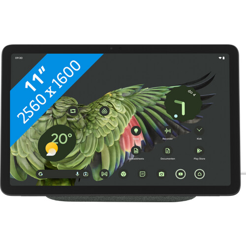 Tweedekans Google Pixel Tablet 128GB Wifi Grijs en Oplaaddock met Speaker Tweedehands