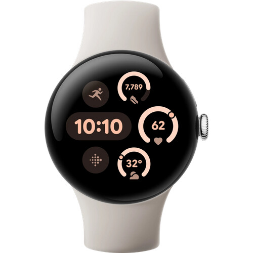 Tweedekans Google Pixel Watch 3 Zilver/Crème 41mm Tweedehands