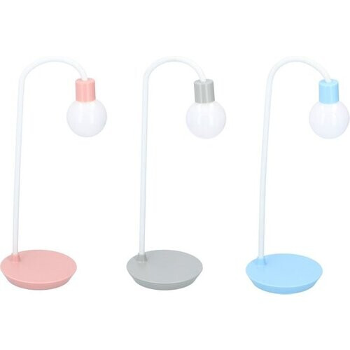 Tweedekans Grundig Bureaulamp - 12 x 35 CM - Flexibele Nek - Batterijen/ USB - Wit Tweedehands