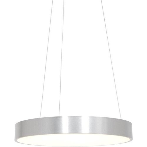 Tweedekans Hanglamp Ringlede 2695ZI Zilver rond 48cm, hoogte verstelbaar, gemaakt van kunststof en staal, Steinhauer modern design voor binnengebruik Tweedehands