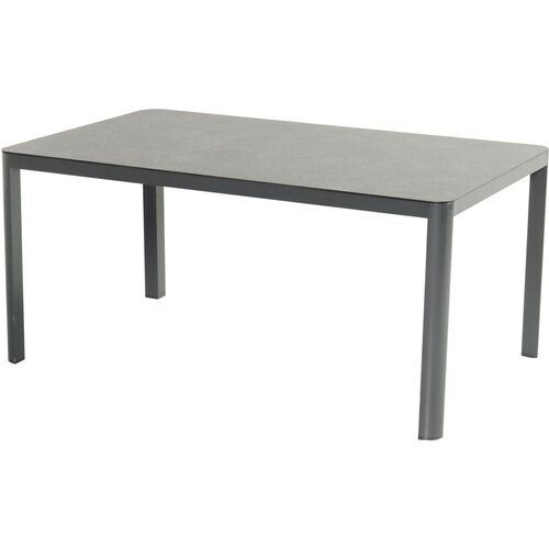 Tweedekans Hartman Jill Rondo Eettafel - Keramisch Glasblad - Zwart - 160x90x74 cm