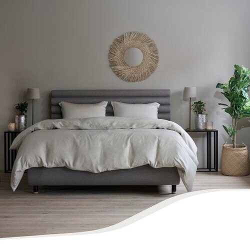 Tweedekans Home by Tempur dekbedovertrek - bamboe - 260x220 cm – beige – zijdezacht & strijkvrij