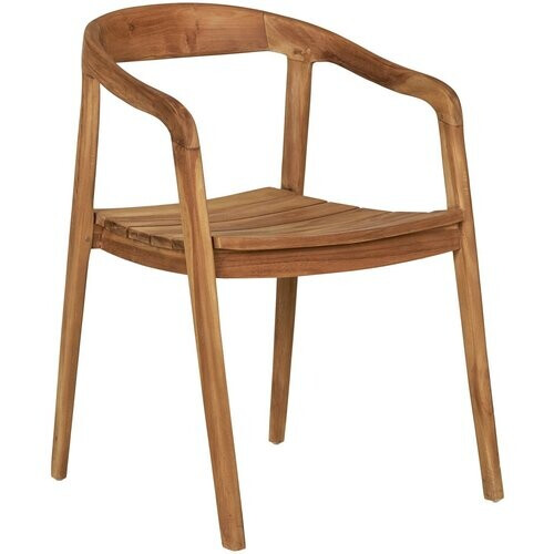 Tweedekans House Nordic Eetkamerstoel Otero - Teak - Naturel - 1 Stuk Tweedehands