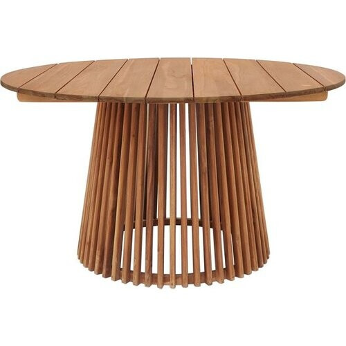 Tweedekans House Nordic Eettafel Lorca - Teak - Naturel - 120cm Tweedehands
