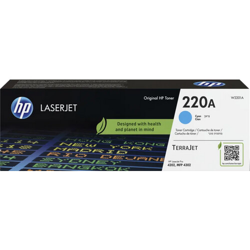 Tweedekans HP 220A LaserJet Toner Cyaan Tweedehands