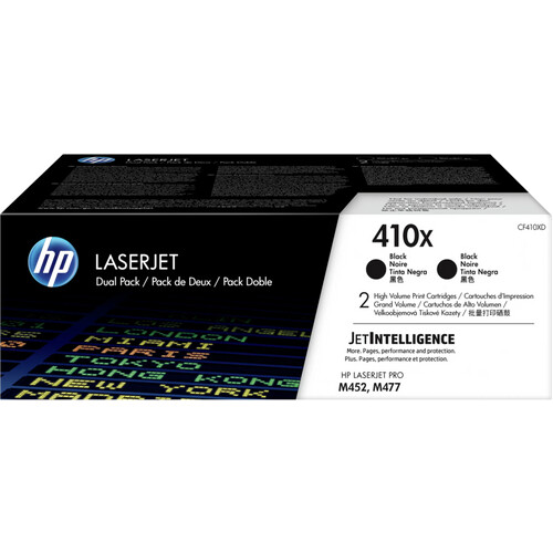 Tweedekans HP 410X Toner Zwart Duo Pack (Hoge Capaciteit) Tweedehands