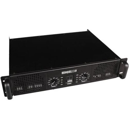 Tweedekans HQ-Power SAGIRA 150 - VERMOGENSVERSTERKER - 2 x 100 W RMS (2U - 19") Tweedehands
