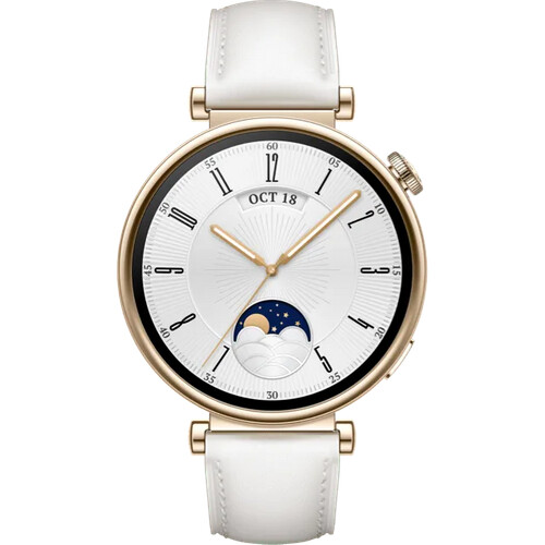 Tweedekans Huawei Watch GT 4 Goud/Wit 41mm Tweedehands