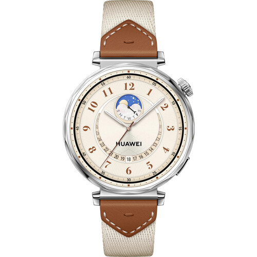 Tweedekans Huawei Watch GT5 Zilver/Bruin 41mm Tweedehands