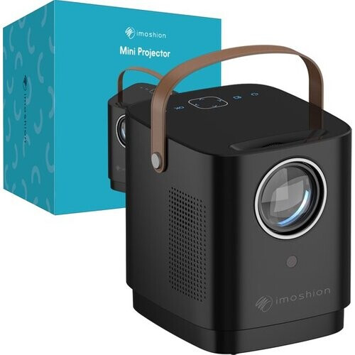 Tweedekans iMoshion Draagbare Beamer - Full HD Mini Beamer / Projector - Streamen via WiFi - Zwart Tweedehands