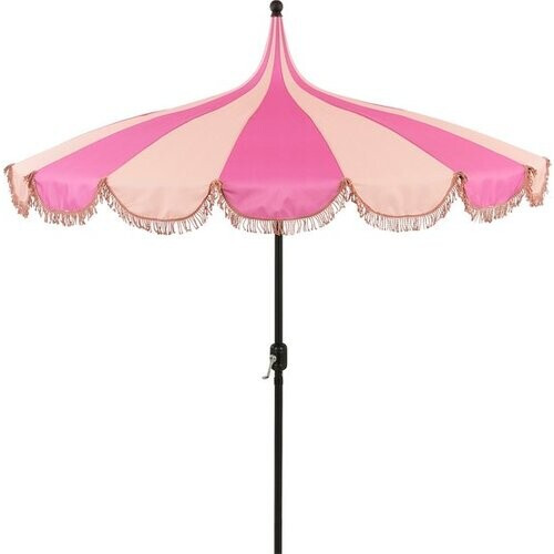 Tweedekans In The Mood Collection Rissy Parasol - H238 x Ø220 cm - Roze Tweedehands