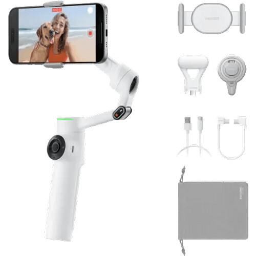 Tweedekans Insta360 Flow 2 Pro Creator Bundel Summit White Tweedehands