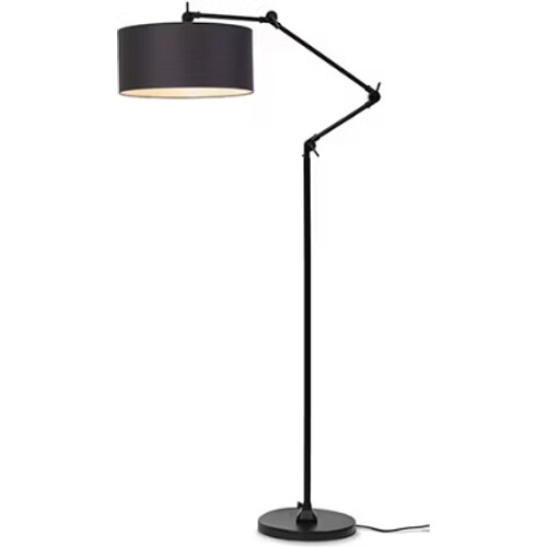 Tweedekans It's about RoMi Amsterdam vloerlamp - Excl. Lampenkap - zwart textiel – 190 x 47 x 70 cm Tweedehands
