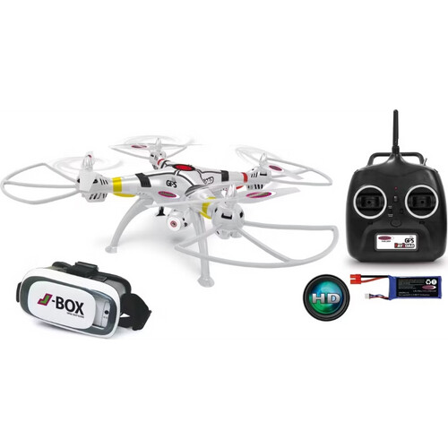 Tweedekans Jamara Payload GPS VR Drone | 720p HD Camera | 62x62x18,8 cm | Wit Tweedehands