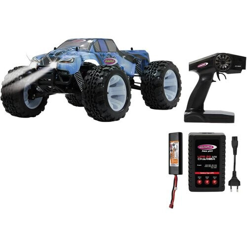 Tweedekans Jamara Tiger Ice Monstertruck - 4WD - 1:10 schaal - LED verlichting Tweedehands