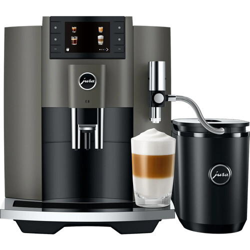 Tweedekans JURA E8 Dark Inox (EC) Tweedehands
