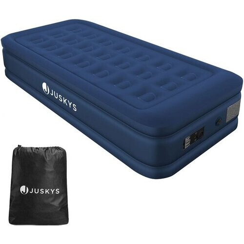 Tweedekans Juskys Zelfopblaasbaar Luchtbed Sapri M - Blauw - 191 x 91 x 44 cm - Incl. Opbergtas Tweedehands