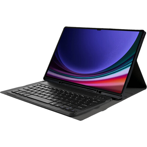 Tweedekans Just in Case Premium Samsung Galaxy Tab S10 Ultra / S9 Ultra Toetsenbord Hoes QWERTY Zwart