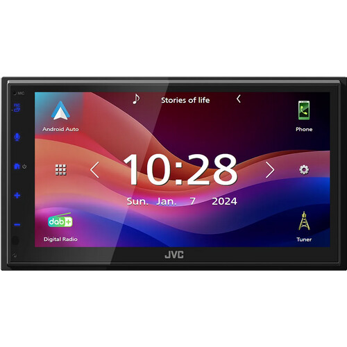 Tweedekans JVC KW-M695DBW Zwart Tweedehands