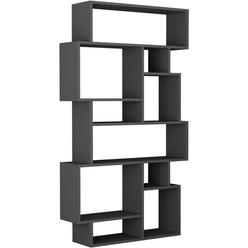 Tweedekans Kalune Design Woody Boekenkast – 168 x 96 x 26 cm – Anthracite