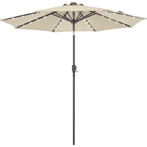 Tweedekans Kingsleeve Parasol Maïmi - LED Verlichting Kantelbaar 270cm - Crème Tweedehands
