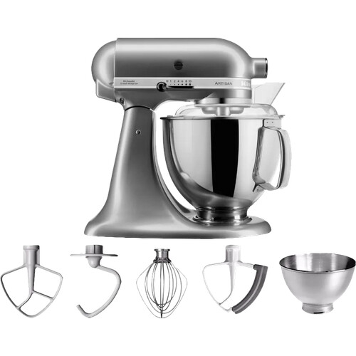 Tweedekans KitchenAid Artisan Mixer 5KSM175PS Contour Zilver Tweedehands