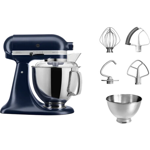 Tweedekans KitchenAid Artisan Mixer 5KSM175PS Inkt Blauw Tweedehands