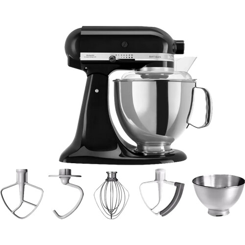 Tweedekans KitchenAid Artisan Mixer 5KSM175PS Onyx Zwart Tweedehands