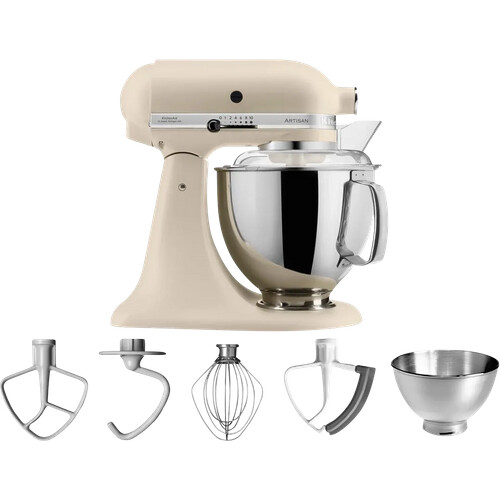 Tweedekans KitchenAid Artisan Mixer 5KSM175PSEFL Fresh Linen Tweedehands
