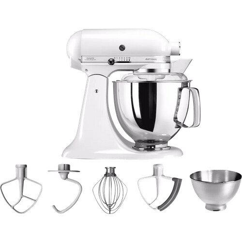 Tweedekans KitchenAid Artisan Mixer 5KSM175PSEWH Wit Tweedehands