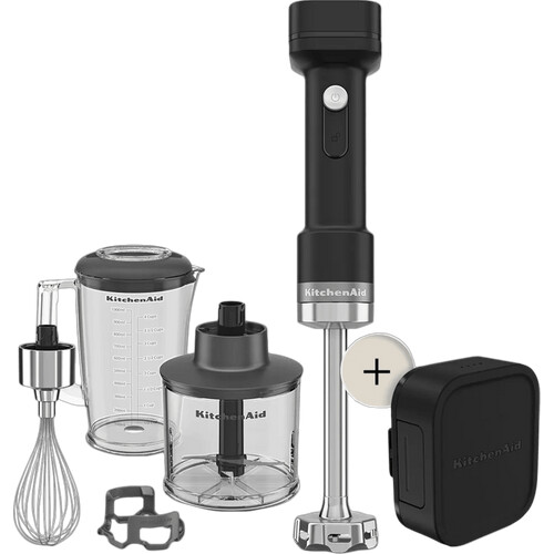 Tweedekans KitchenAid Go Draadloze Staafmixer 5KHBRV75BM Tweedehands
